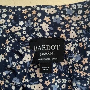 Floral Kids Dress - Blue and Pink